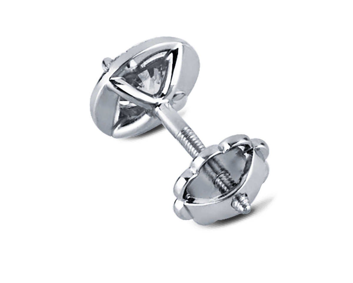 Round Halo Stud Earrings