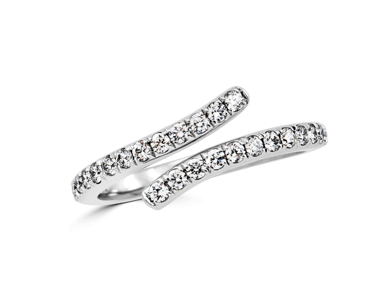 Pave Set Wrap Around Band