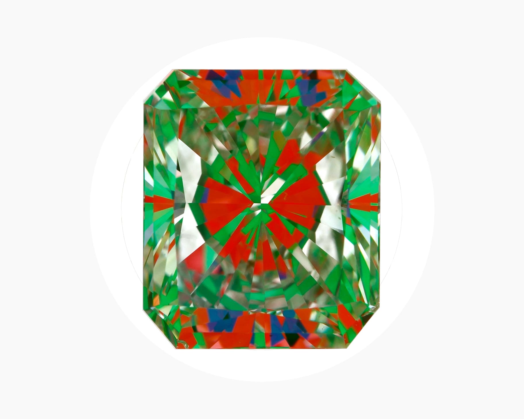 ASET image of 2.00ct Radiant Diamond