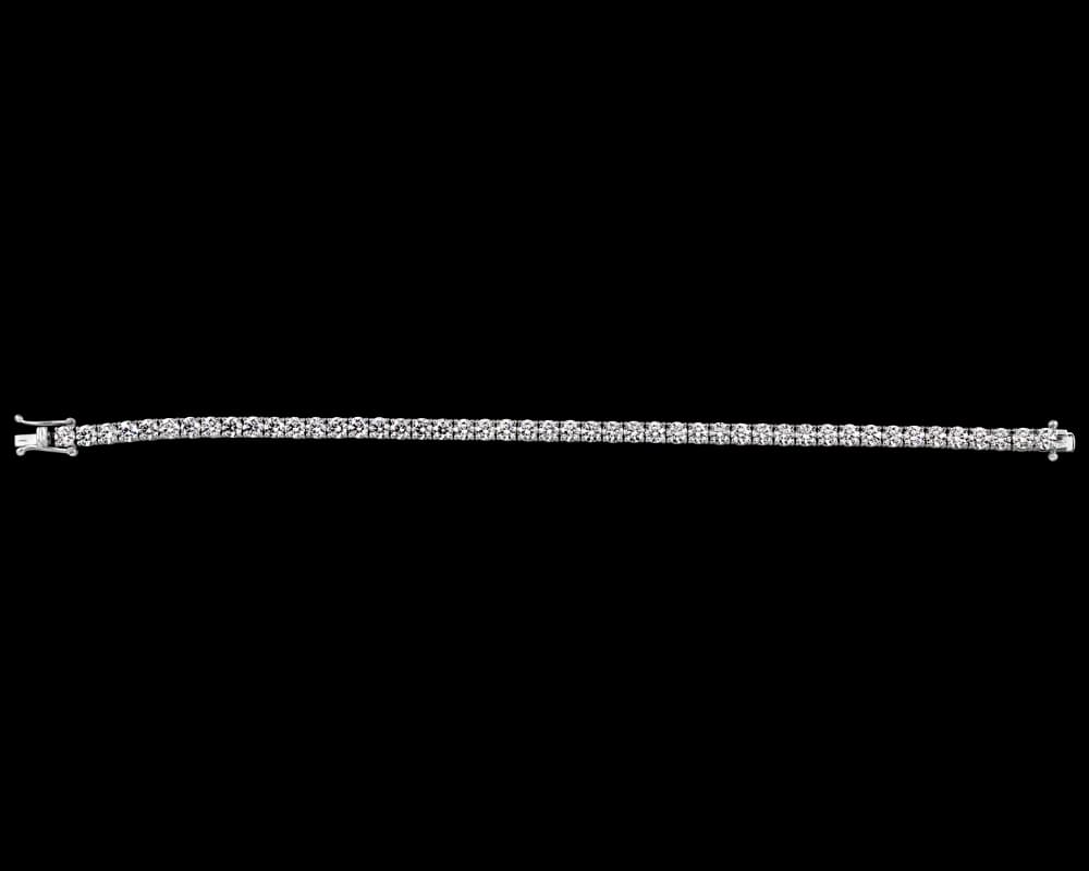 Round 8.5ctw Classic Four Prong Tennis Bracelet