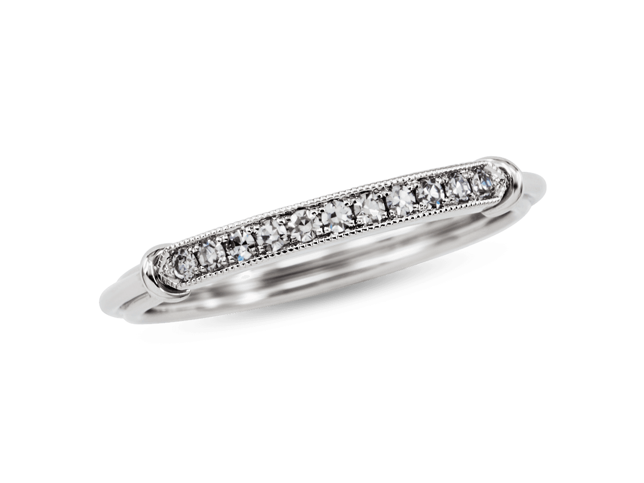 The Alysse Vintage Pave Band