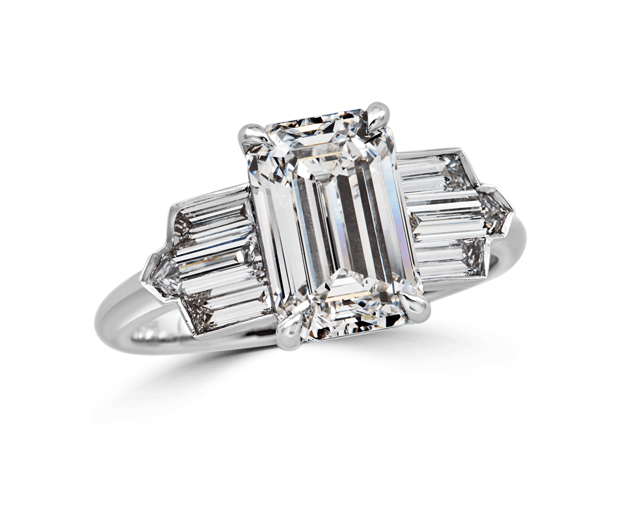 Art-Deco Baguette Trilogy