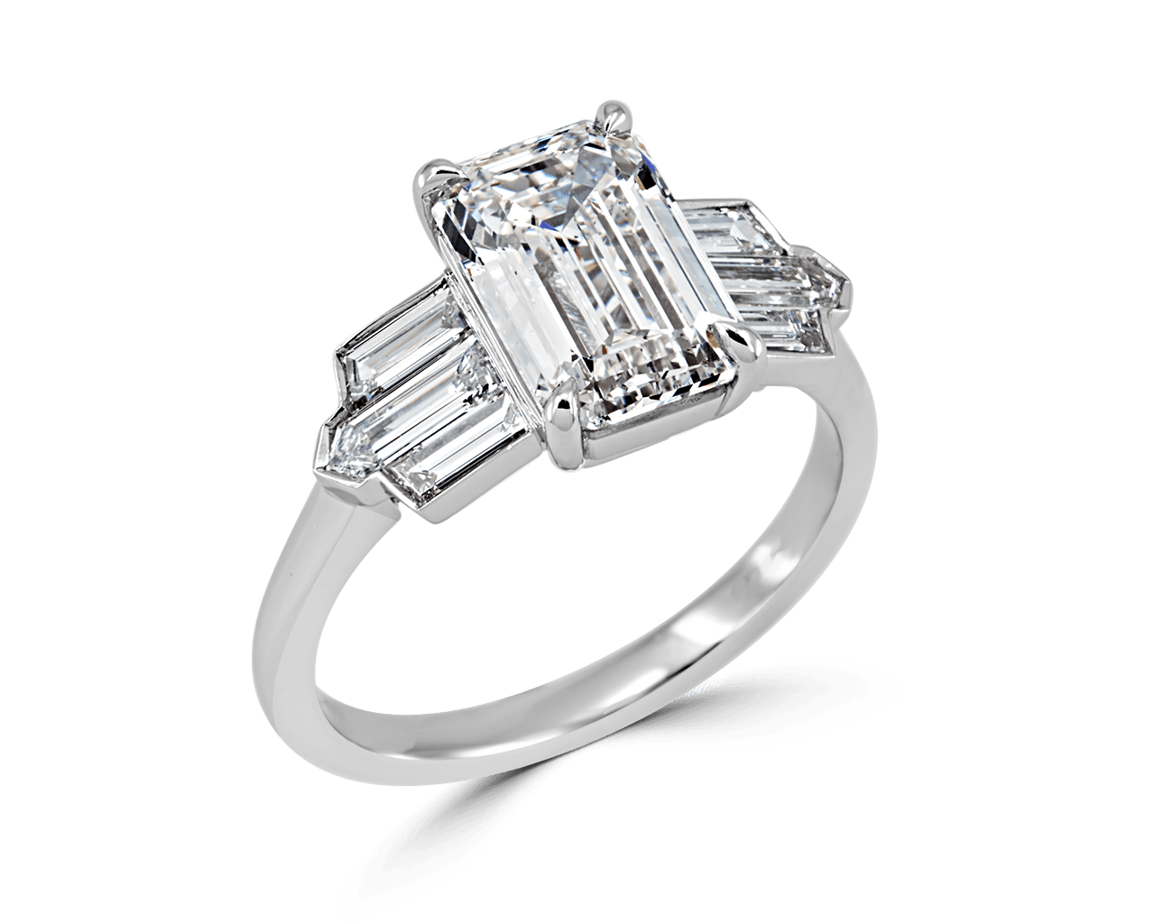 Art-Deco Baguette Trilogy