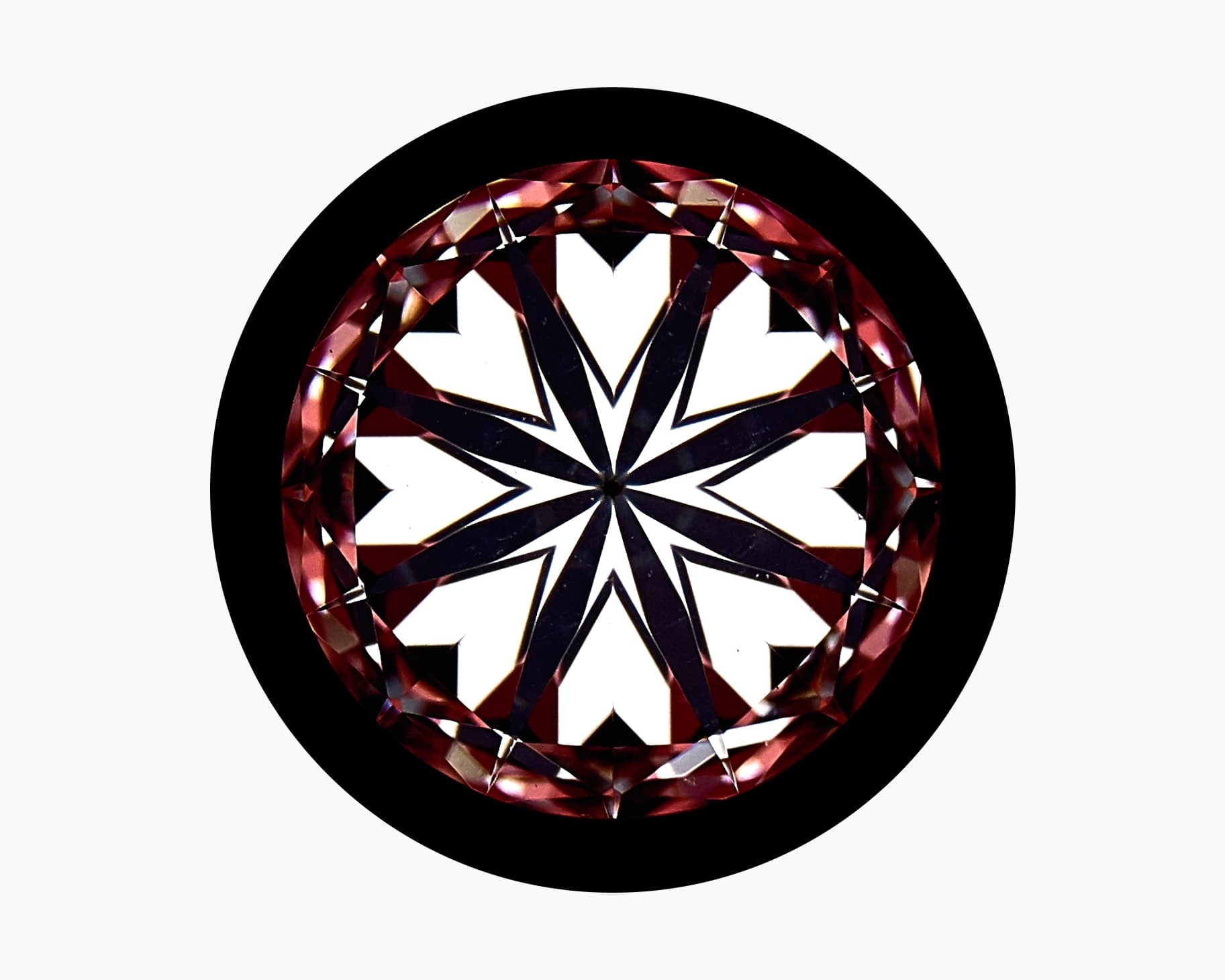 Hearts image of 0.93ct Super Ideal Hearts & Arrows Round Diamond