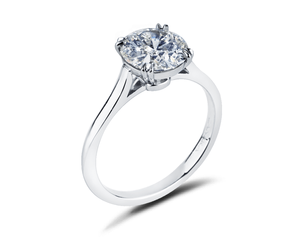 Classic Solitaire with Cathedral Band