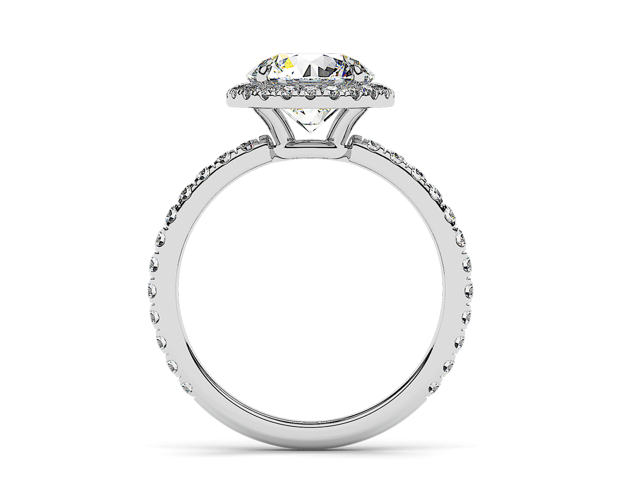 The Emilya Halo Engagement Ring