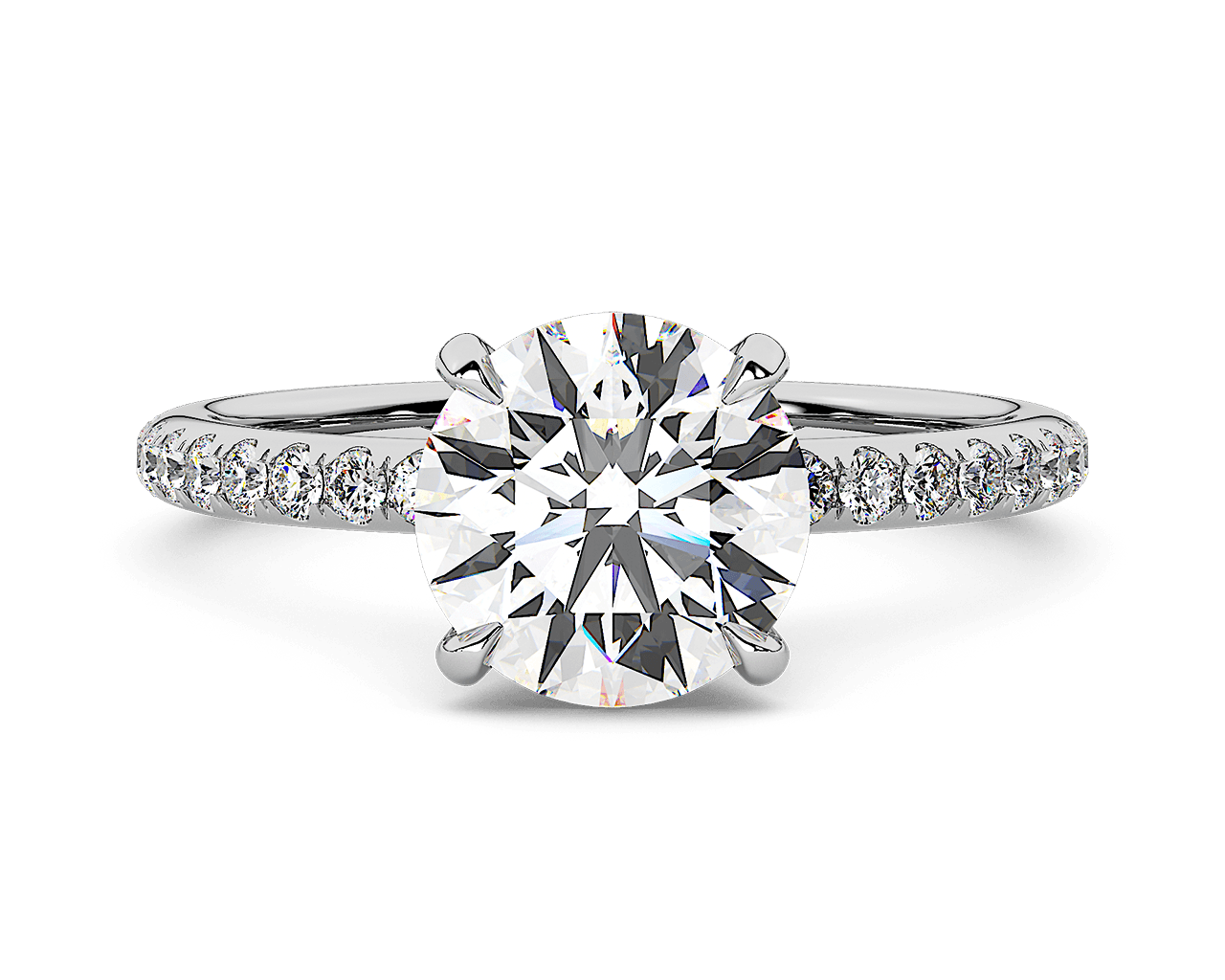 The Grace Pave Solitaire