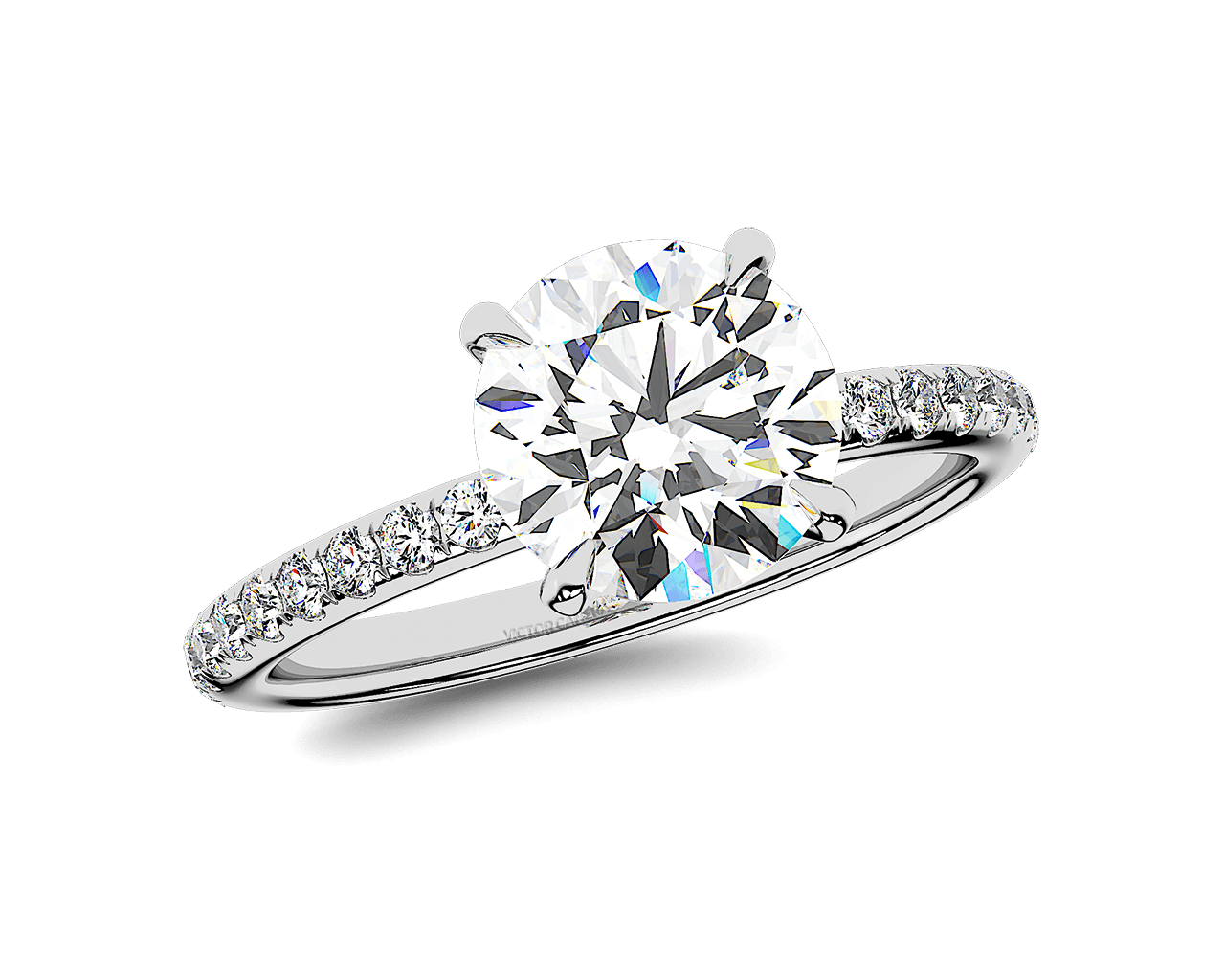 The Grace Pave Solitaire