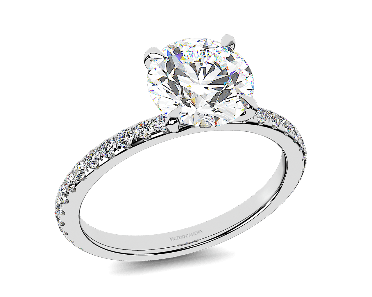 The Grace Pave Solitaire