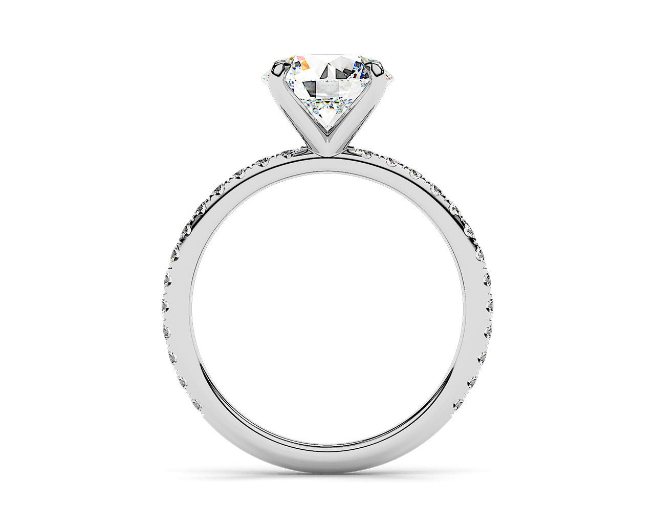 The Grace Pave Solitaire