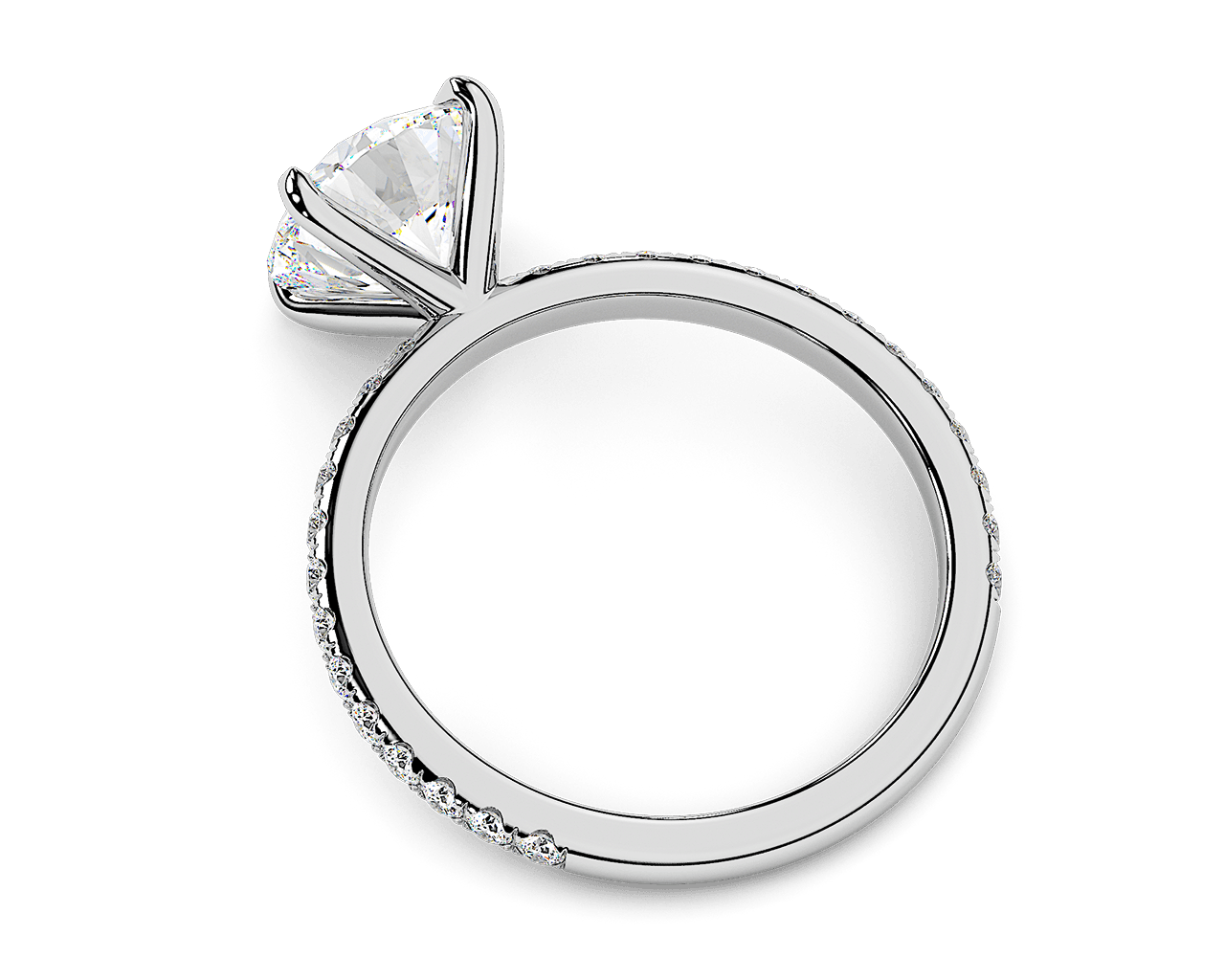 The Grace Pave Solitaire