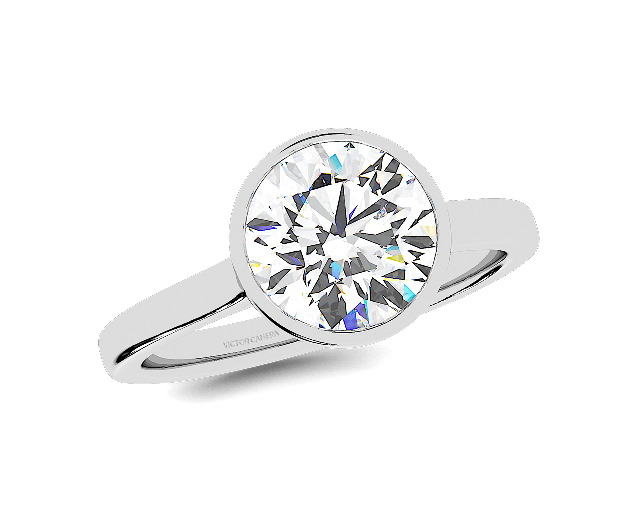 The Greta Bezel Solitaire