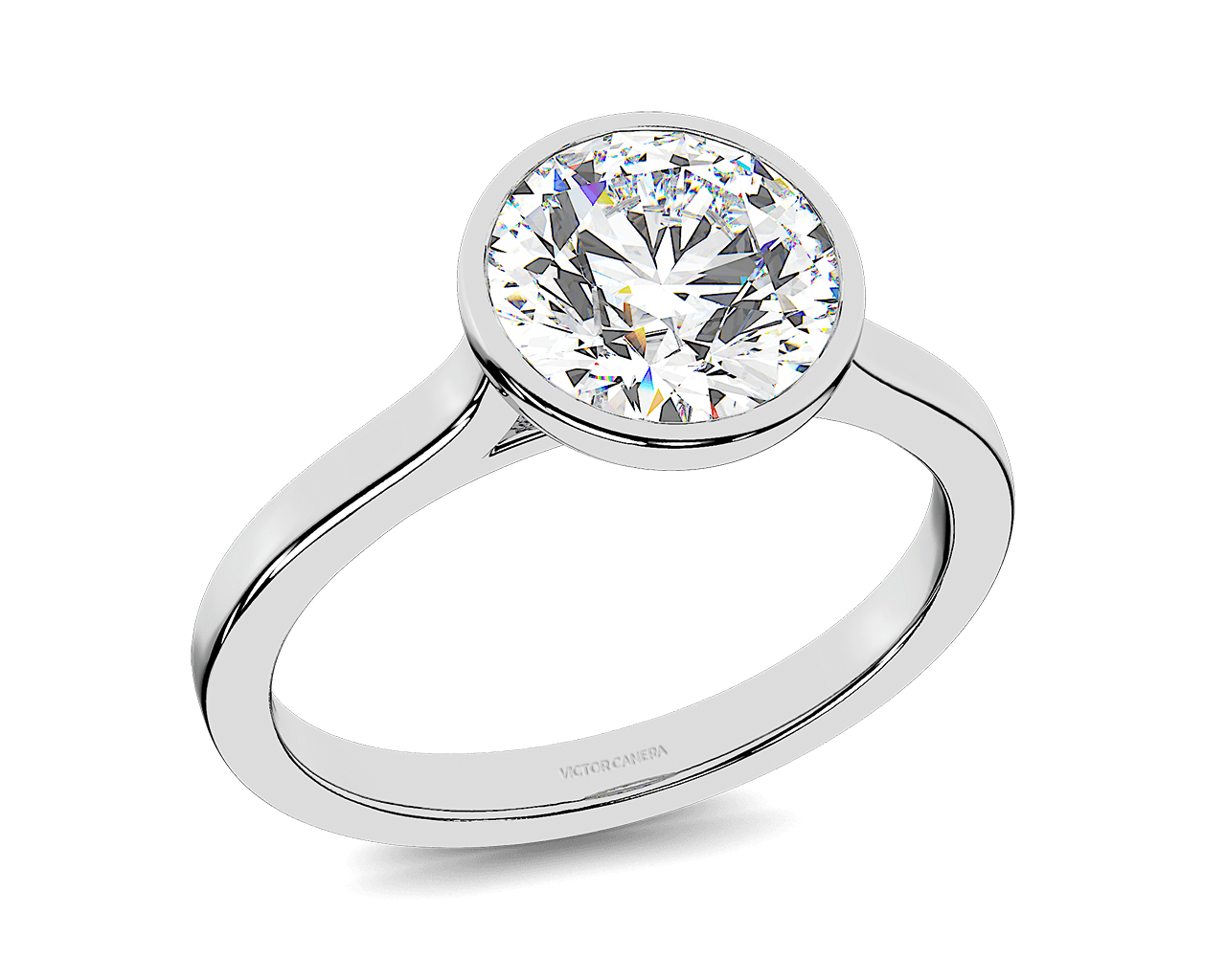 The Greta Bezel Solitaire