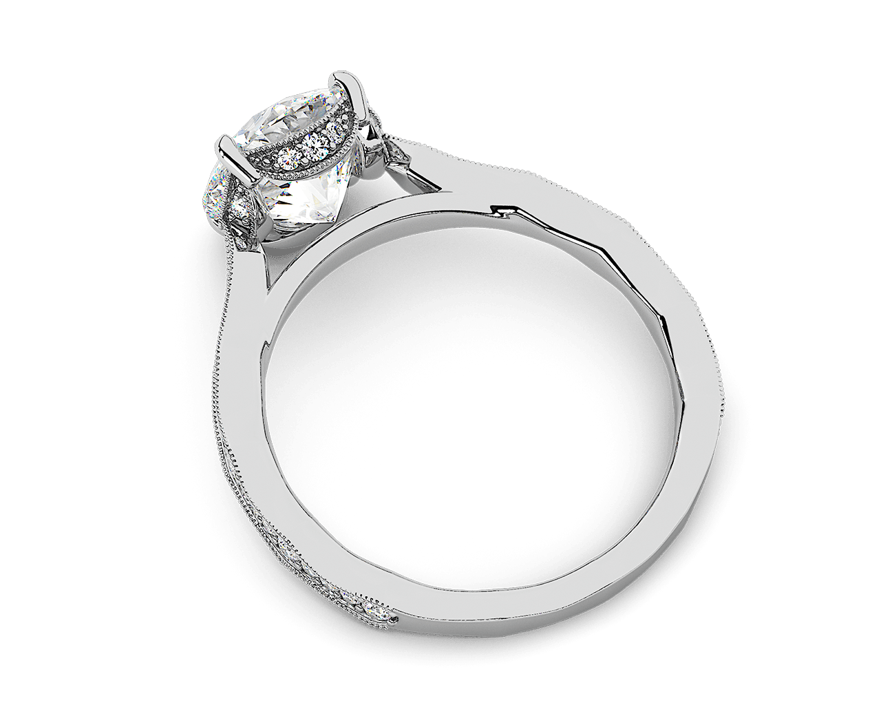 The Laurel Pave Solitaire