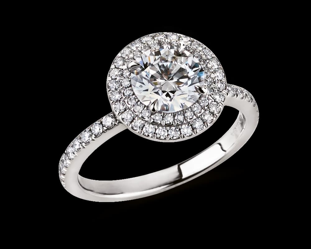 Two Row Round Pave Halo