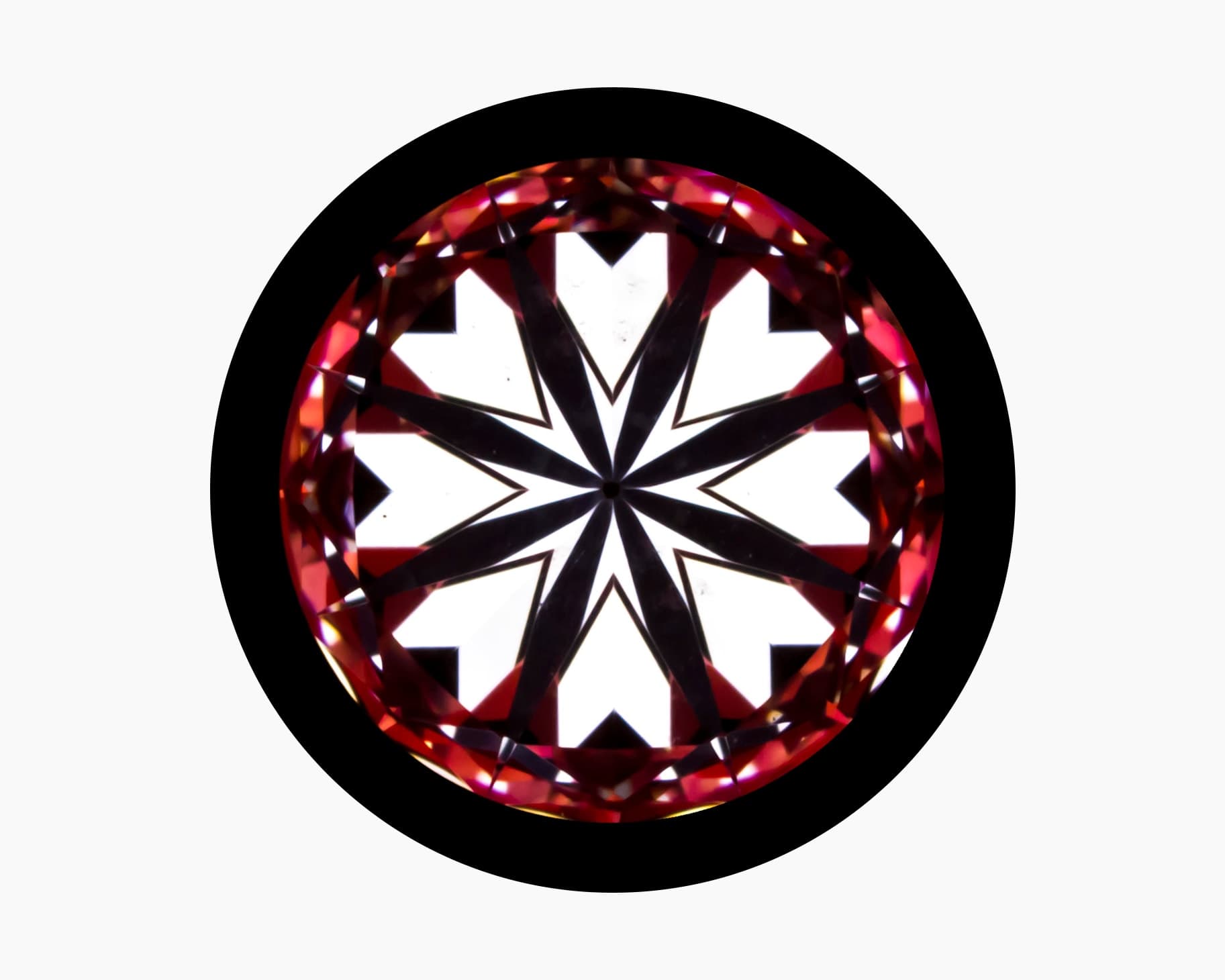Hearts image of 1.21ct Super Ideal Hearts & Arrows Round Diamond