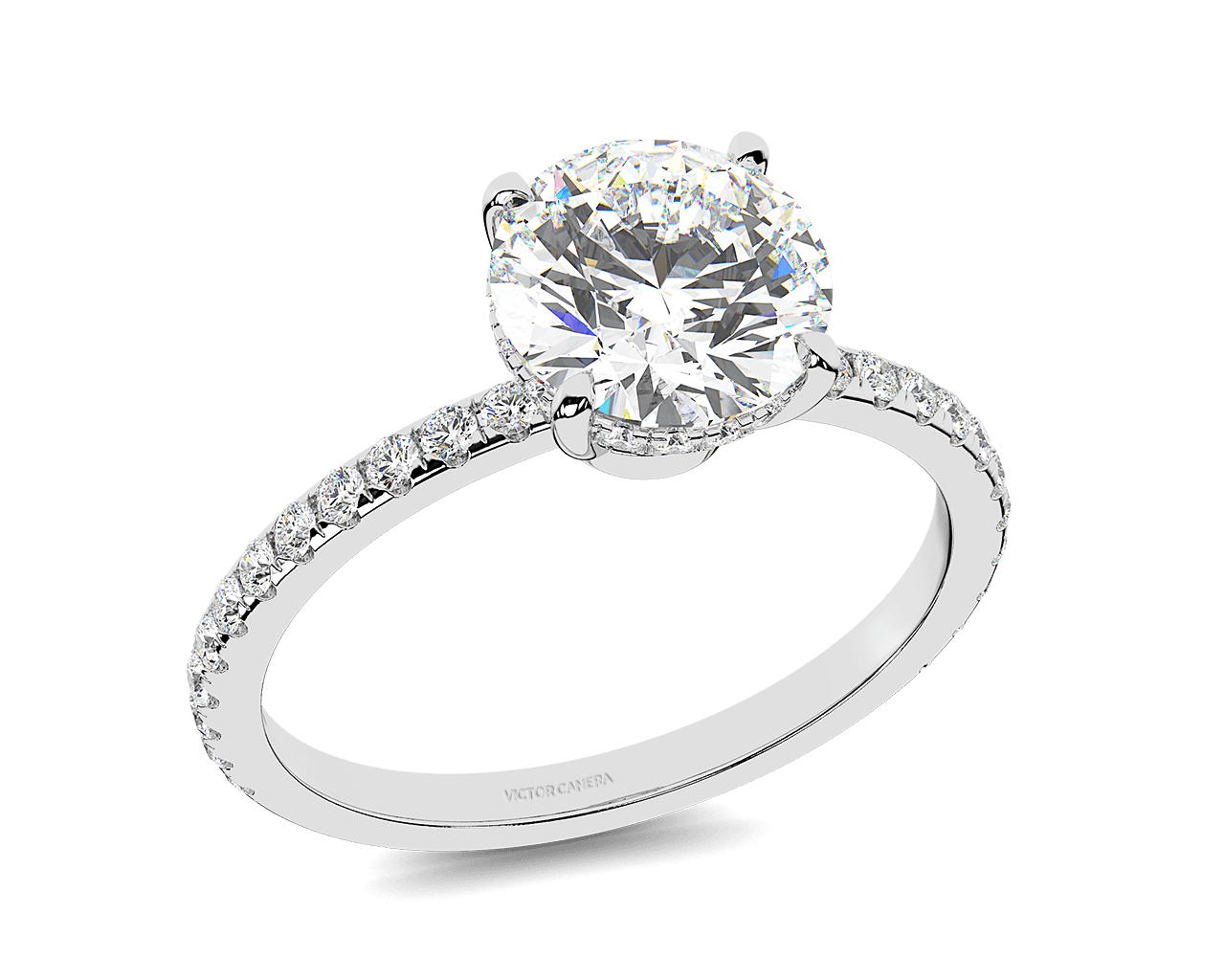 The Alaria Pave Solitaire