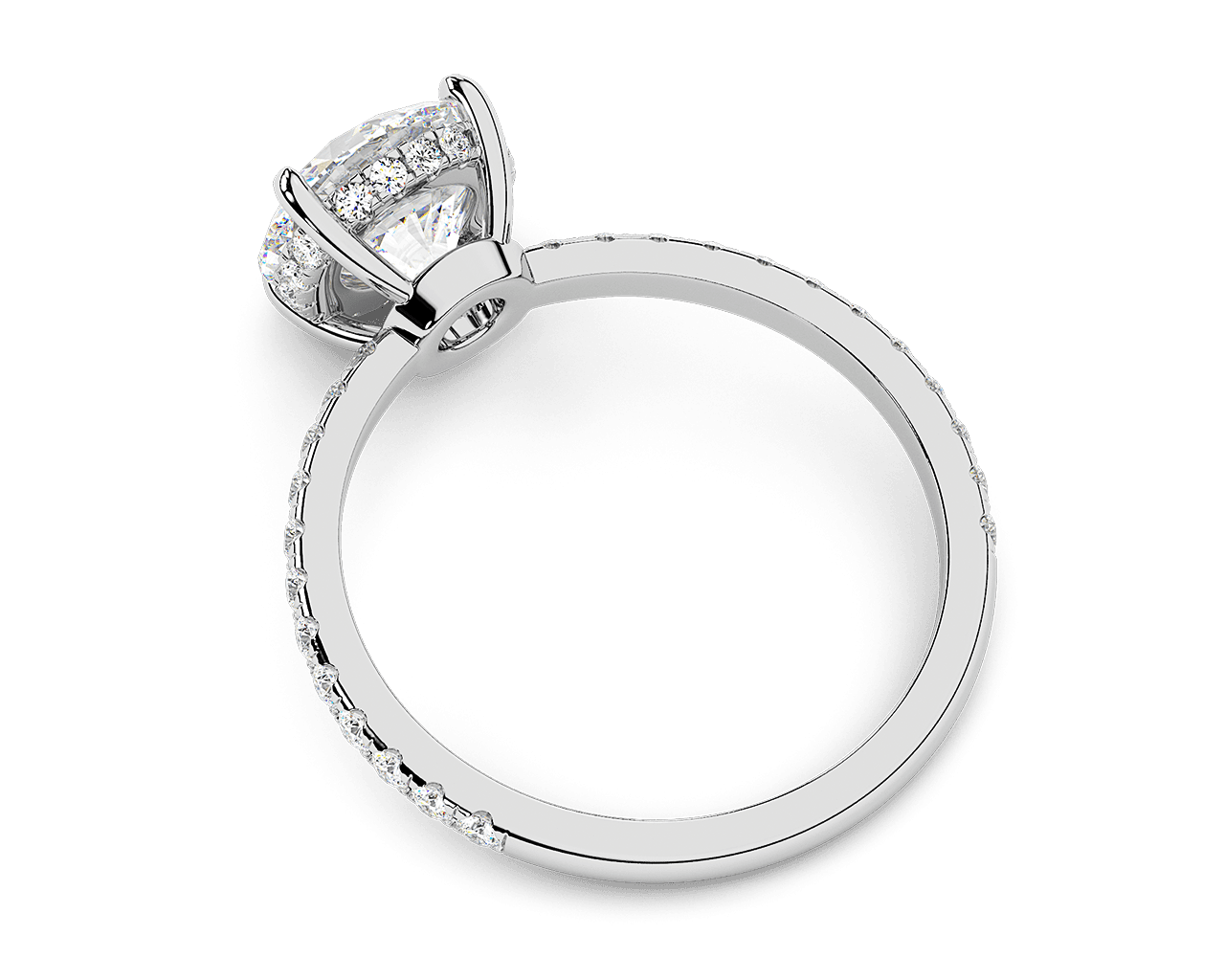 The Alaria Pave Solitaire