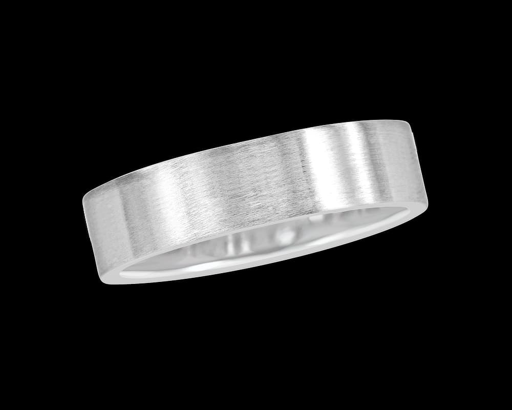 The Blake Brushed Wedding Band