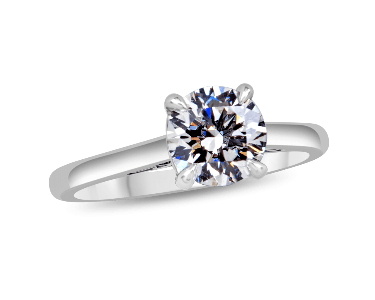 Classic Soltiaire with Filigree Profile