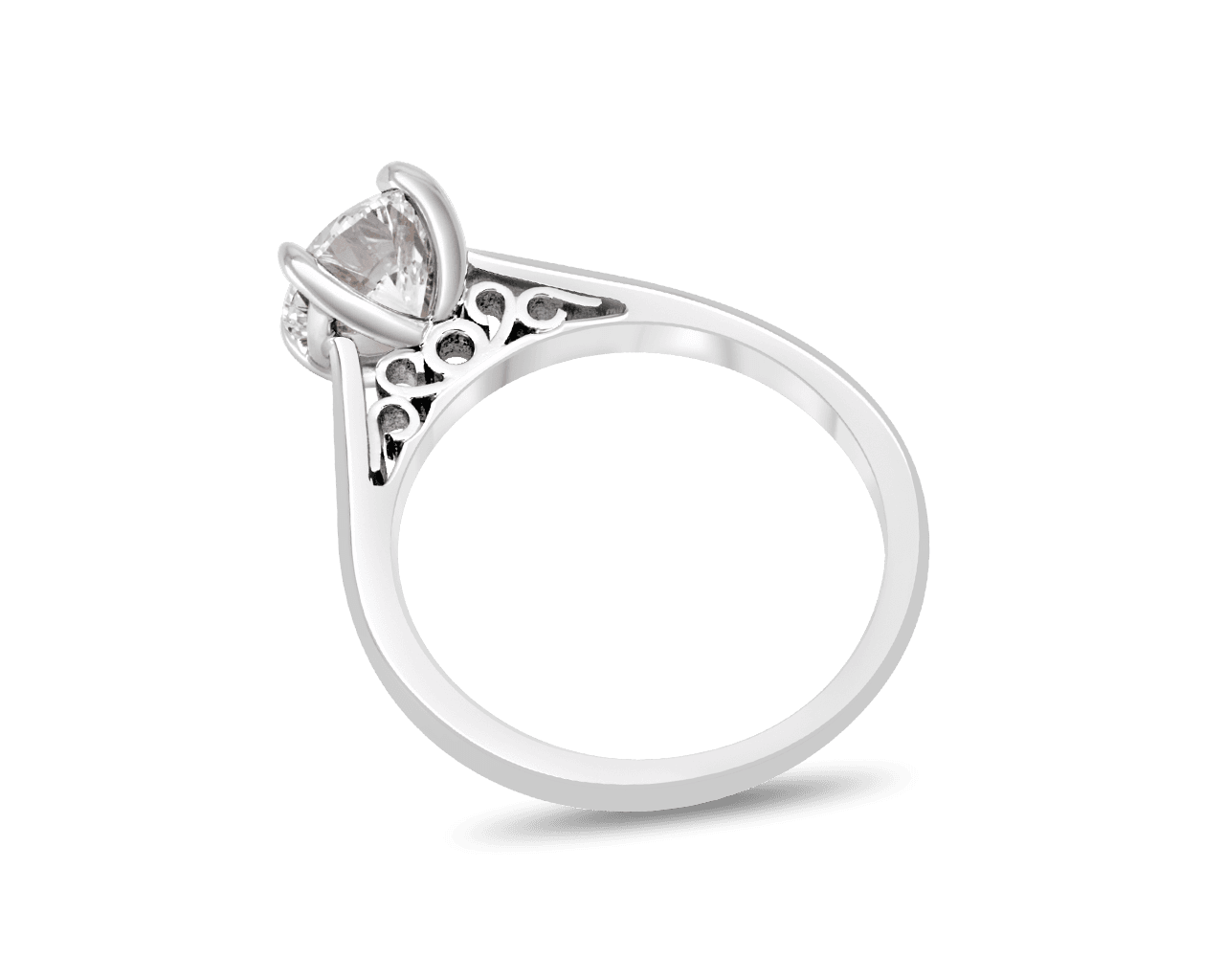 Classic Soltiaire with Filigree Profile