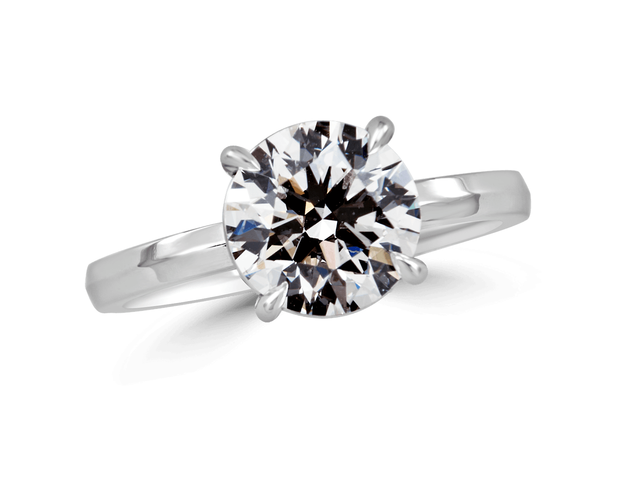 Classic Solitaire with Knife Edge Band