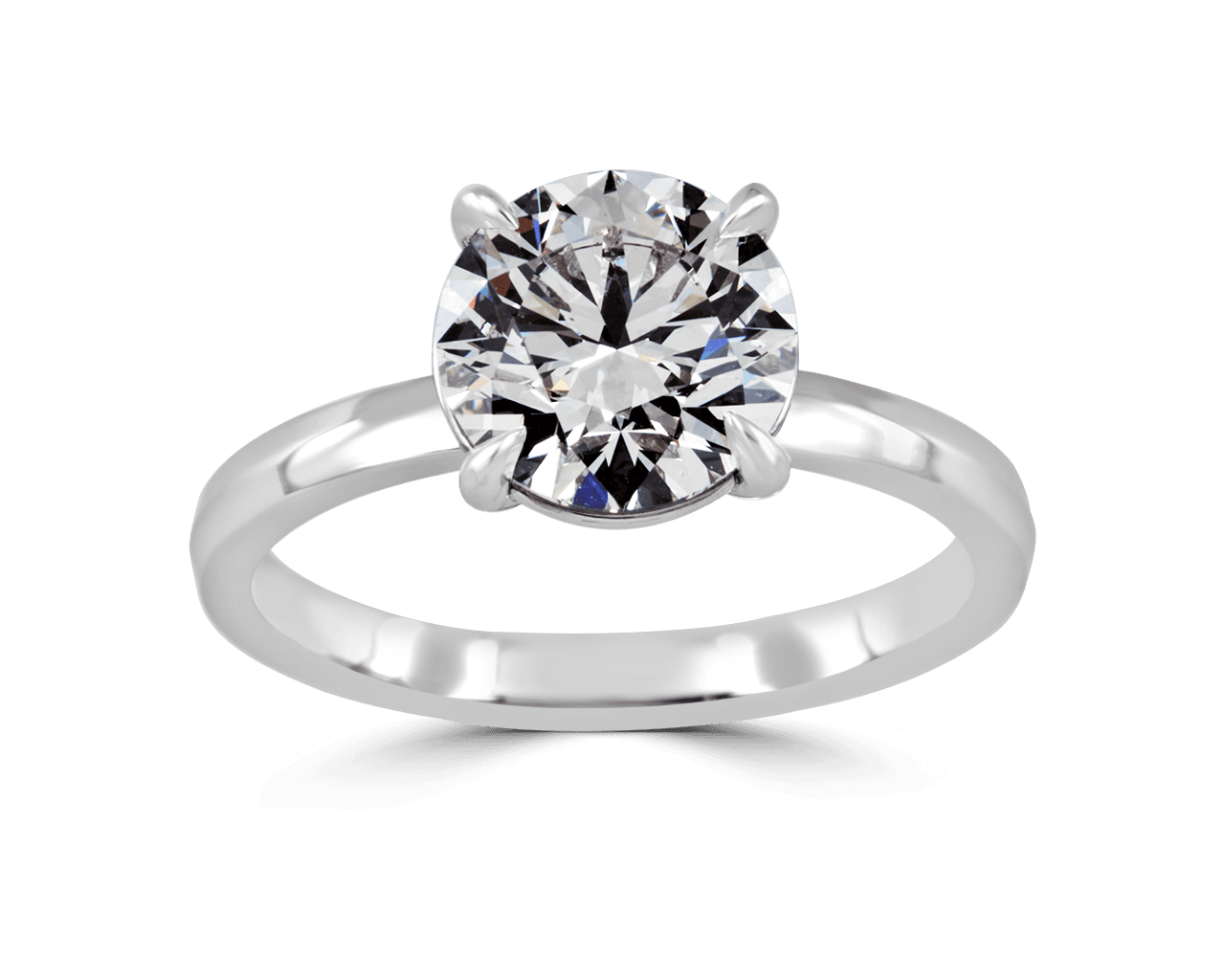 Classic Solitaire with Knife Edge Band