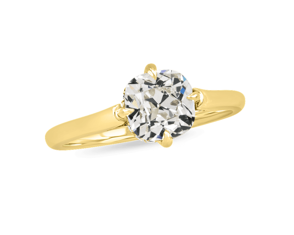 Compass Cathedral Solitaire with Invisible Halo