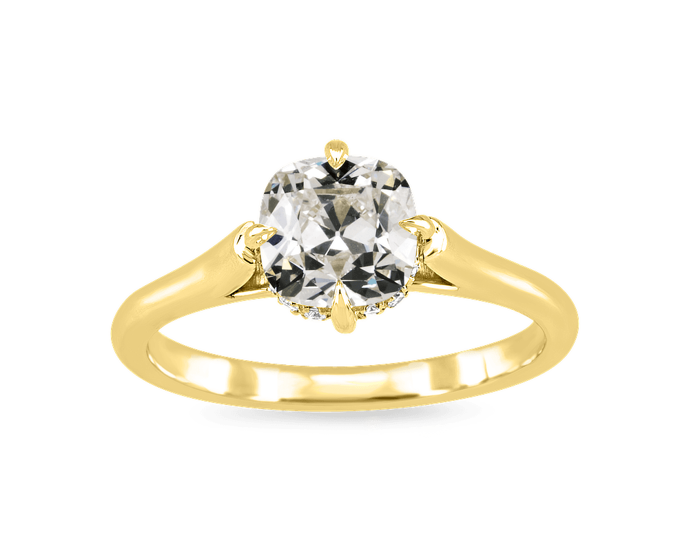 Compass Cathedral Solitaire with Invisible Halo