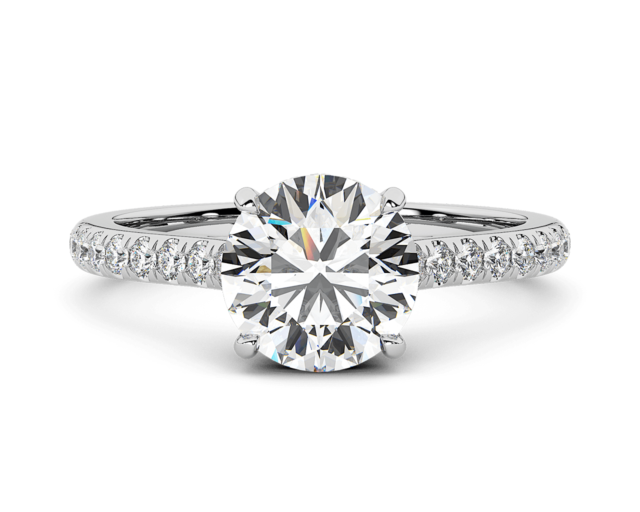 The Evelyn Pave Solitaire