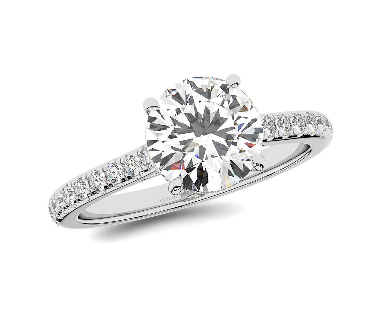 The Evelyn Pave Solitaire