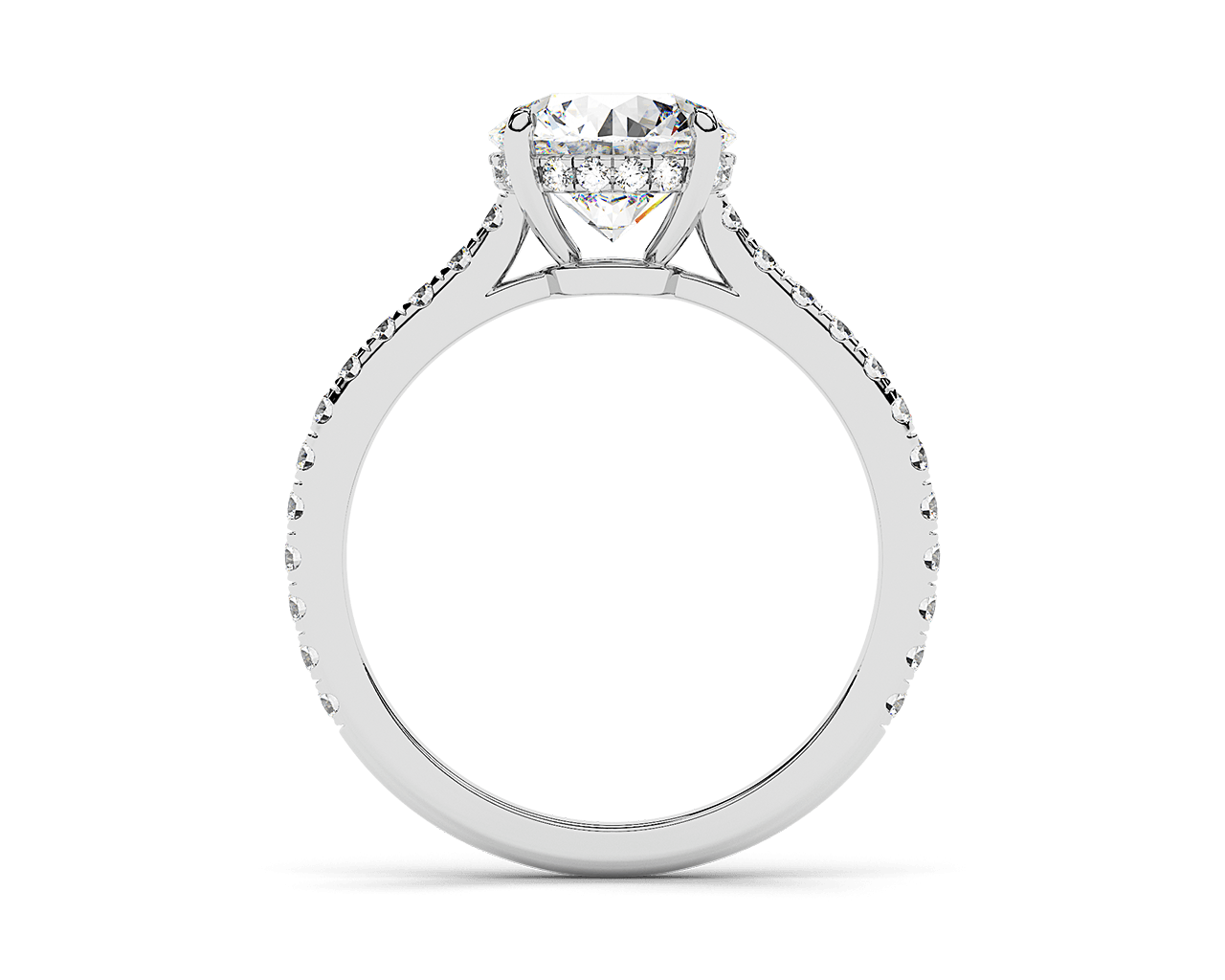 The Evelyn Pave Solitaire