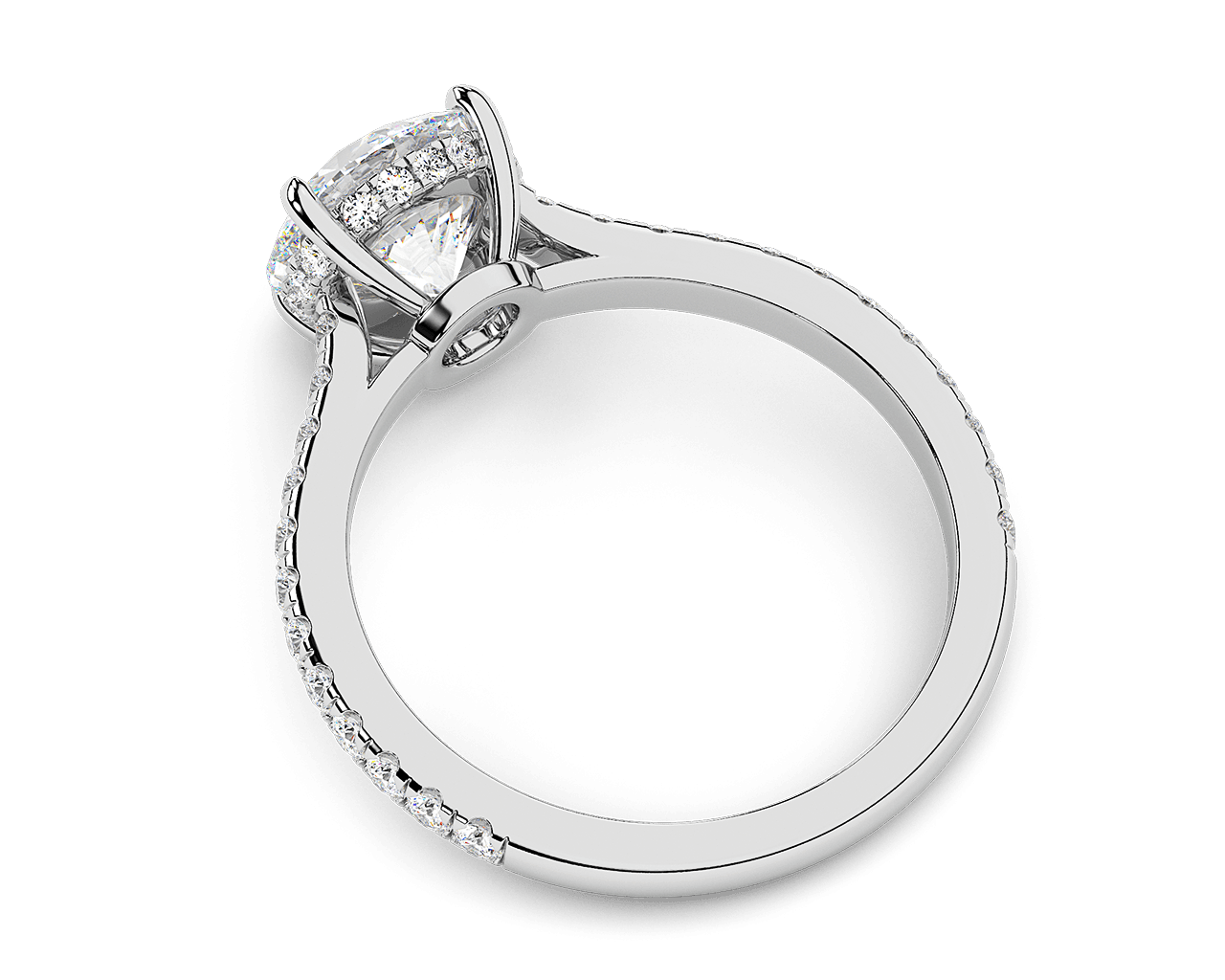 The Evelyn Pave Solitaire