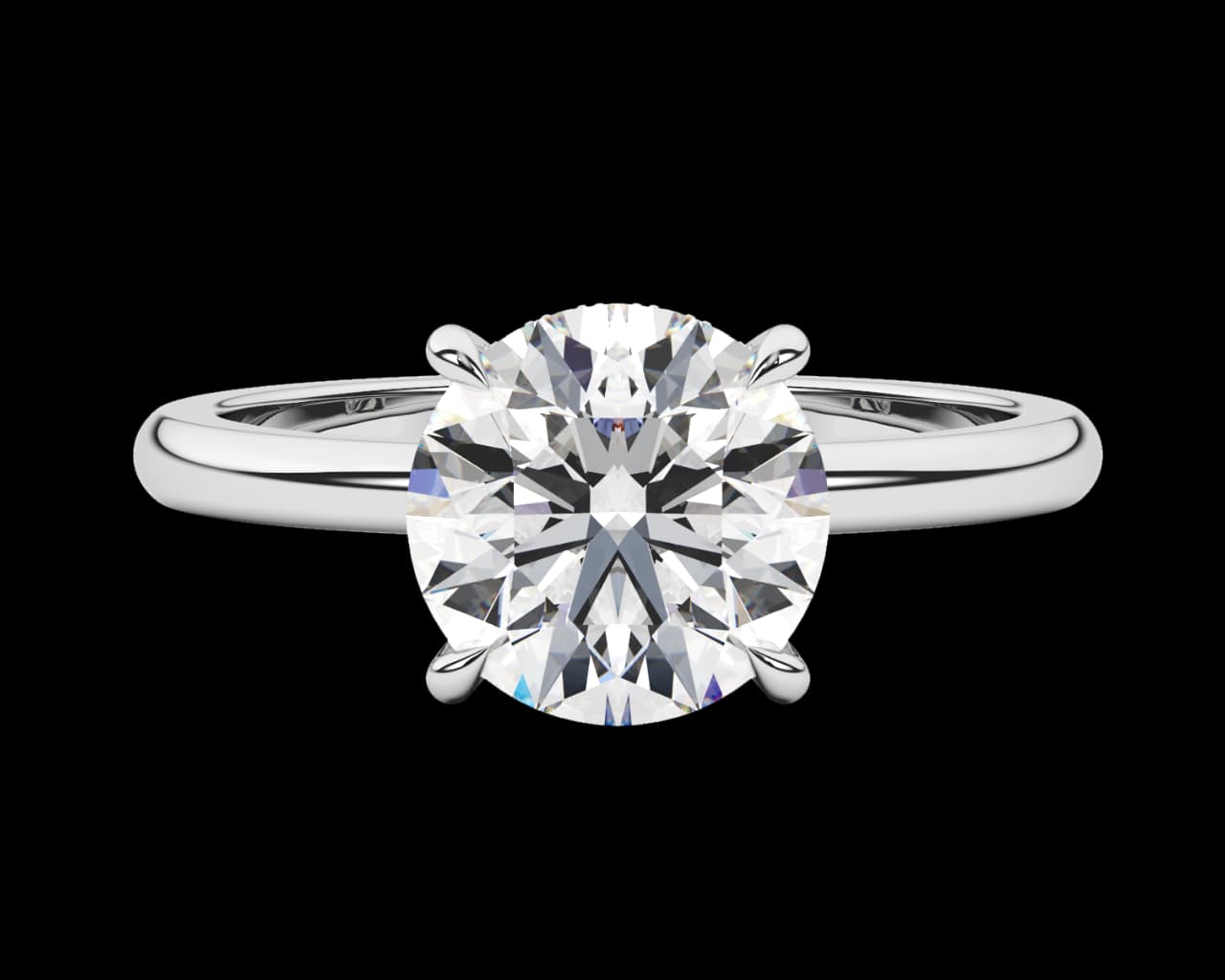 The Geneve Soltaire with Hidden Halo