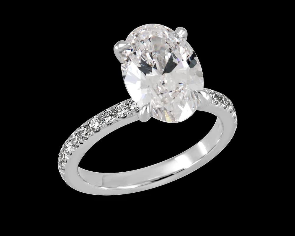 The Grace Pave Solitaire
