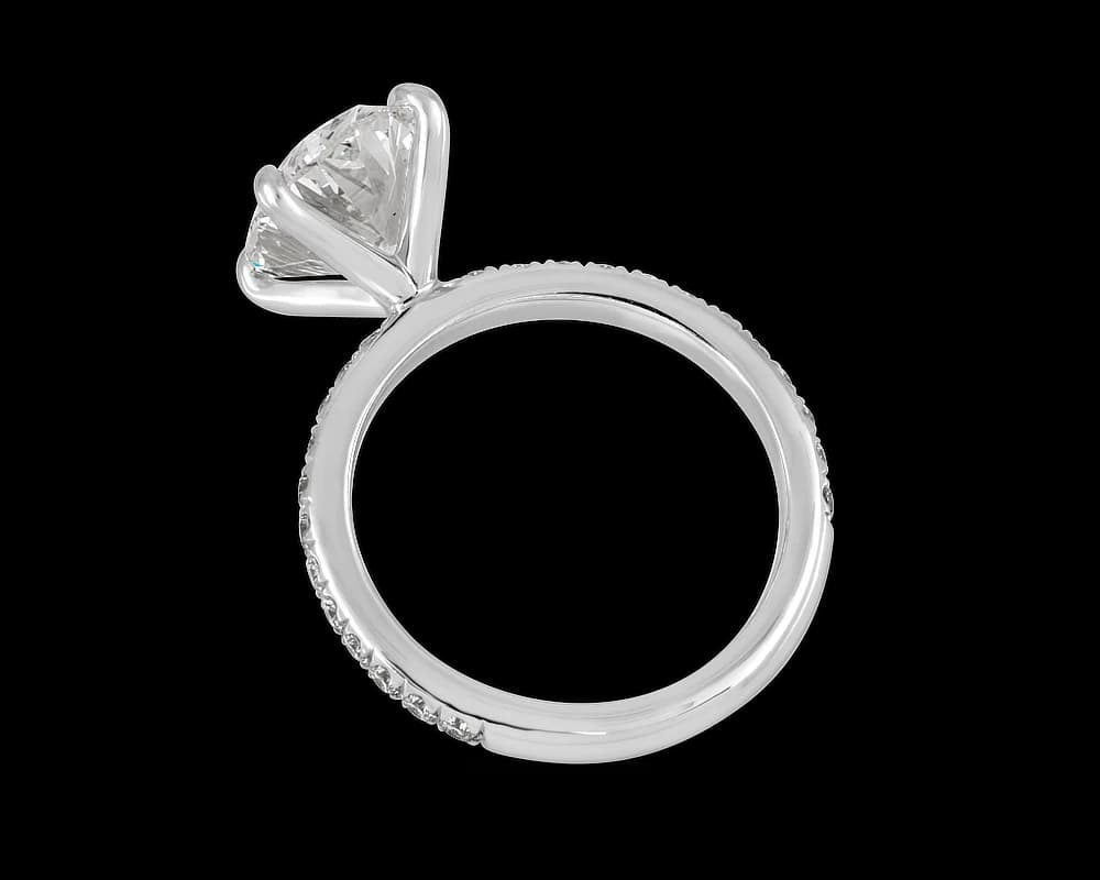 The Grace Pave Solitaire