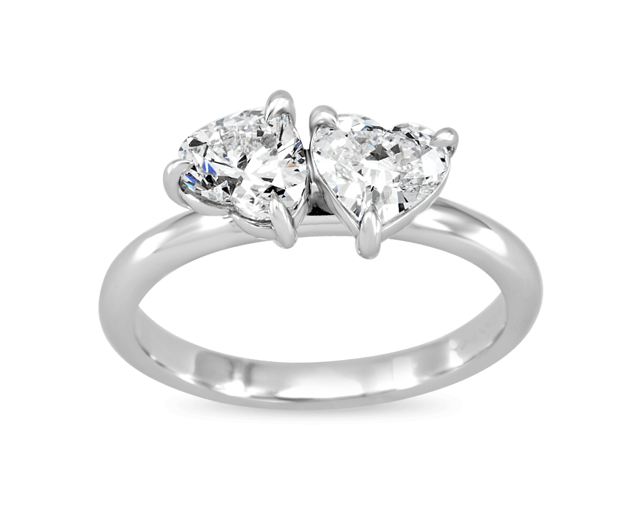 Heart Shaped You and Me Ring