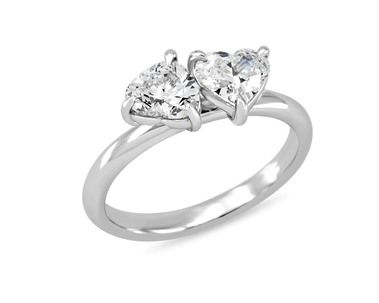 Heart Shaped You and Me Ring
