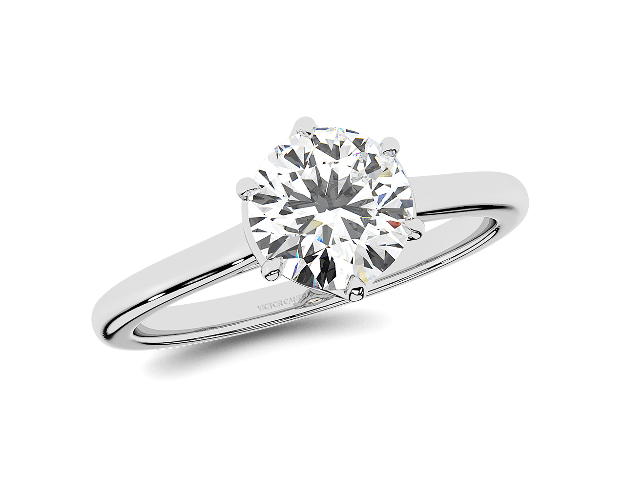 The Liana Six Prong Solitaire