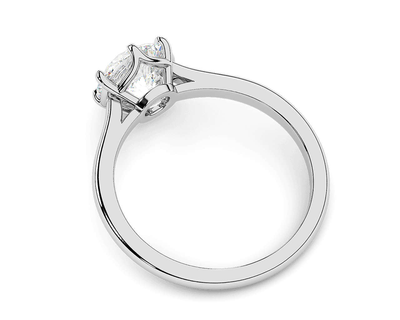 The Liana Six Prong Solitaire