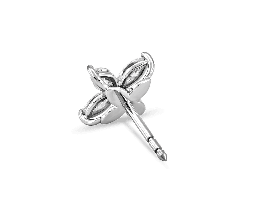 Marquise Prong Set Earrings