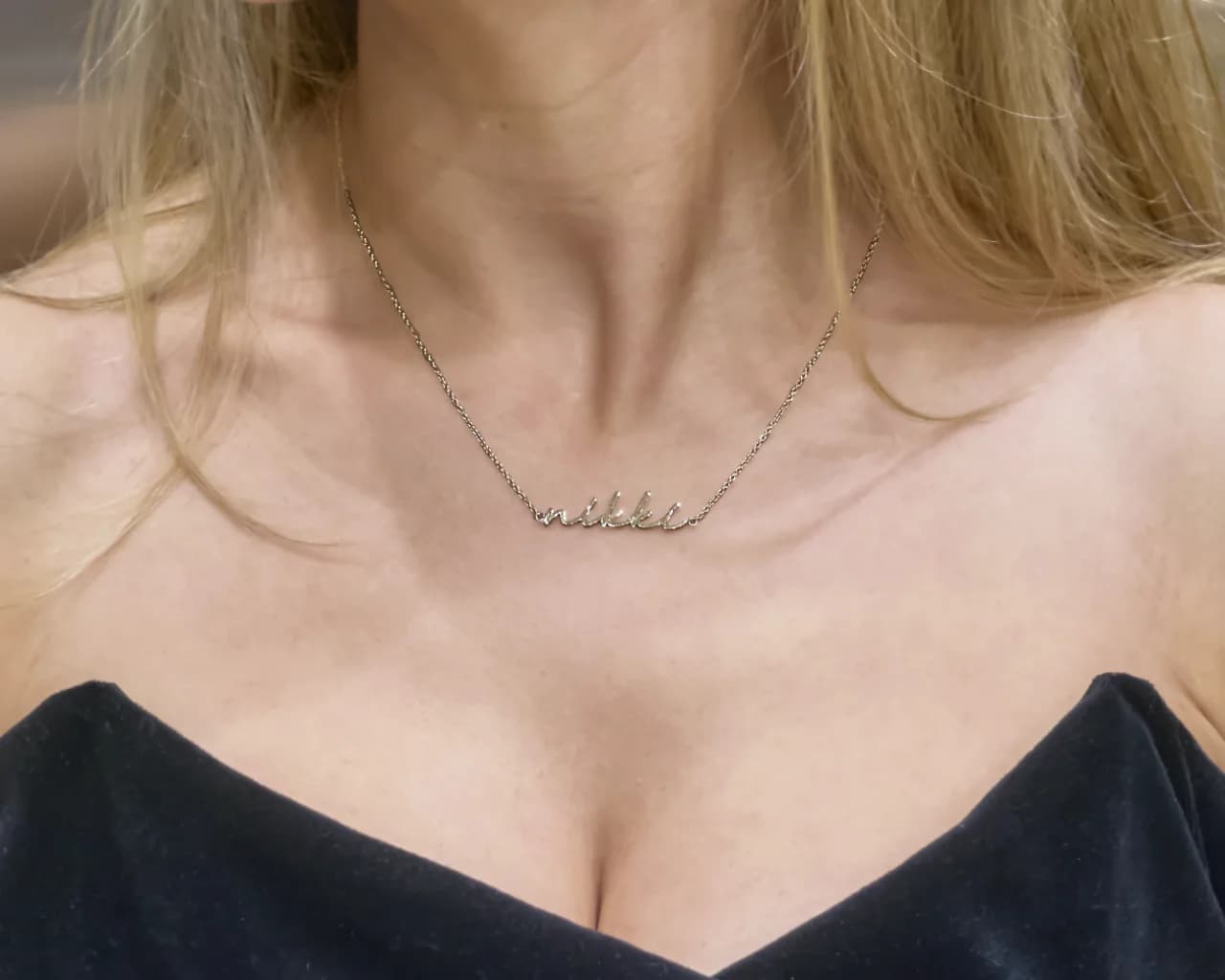 Cursive Mini Name Necklaces