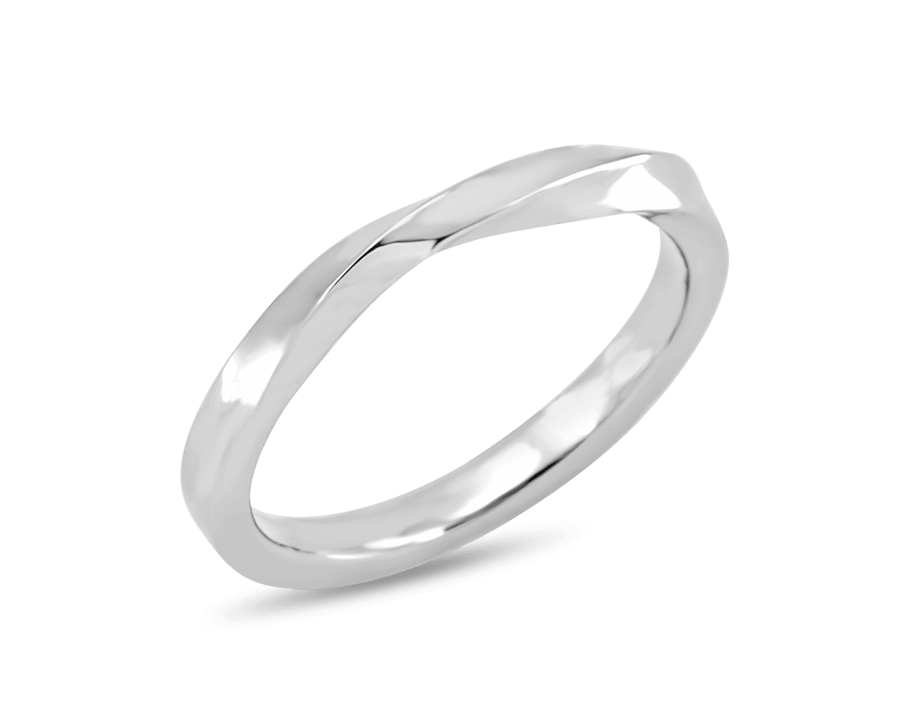 Mobius Twist Wedding Band
