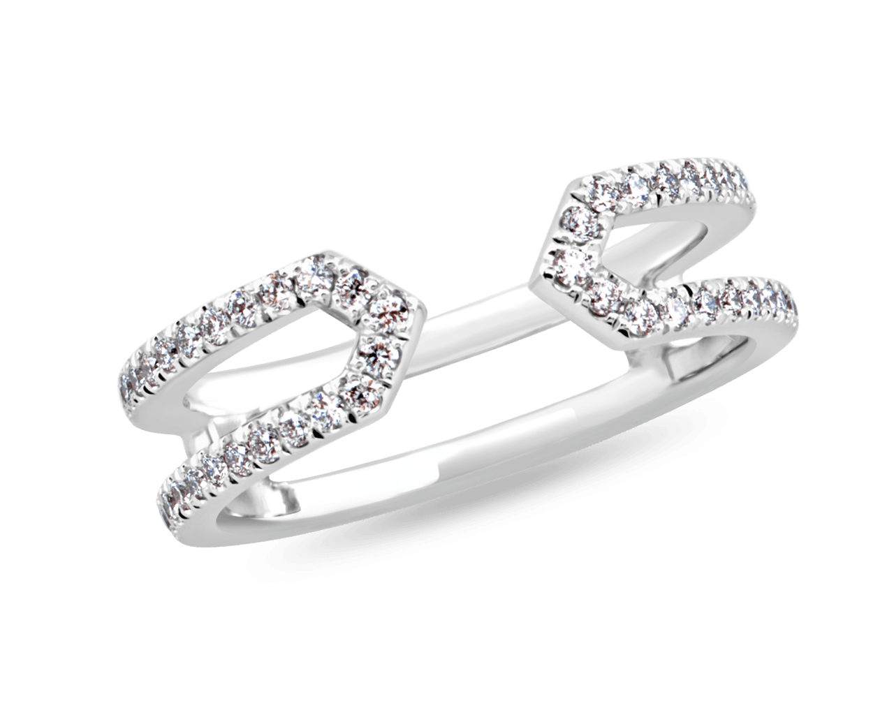 Pave Set Cuff Diamond Band