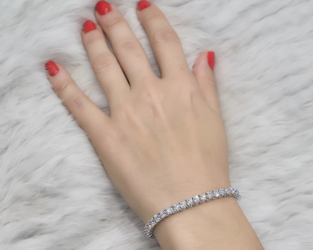 6.5ctw Diamond Tennis Bracelet