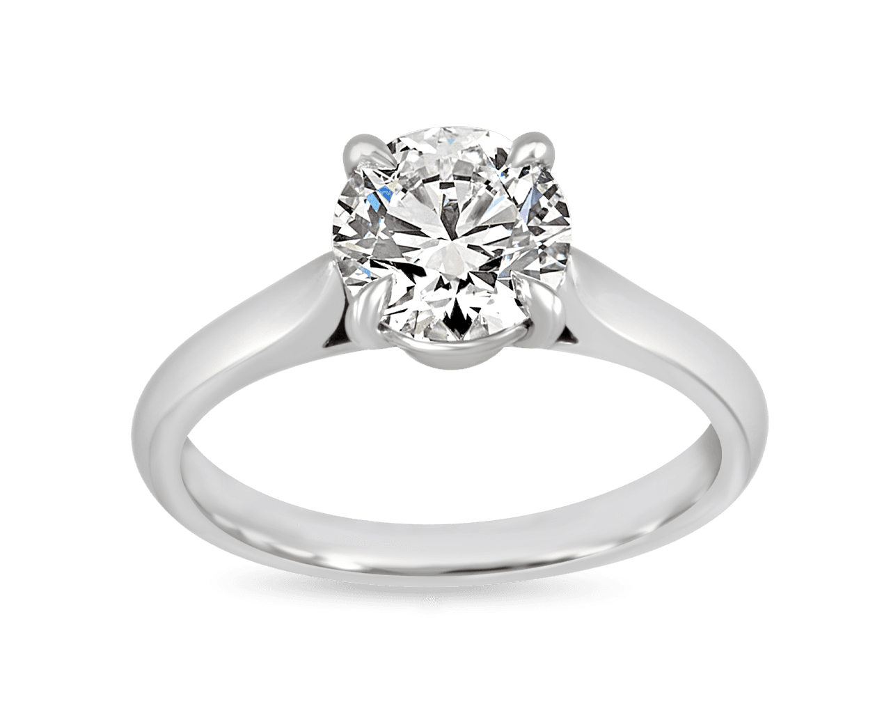 The Trueste Solitaire with Scalloped Profile