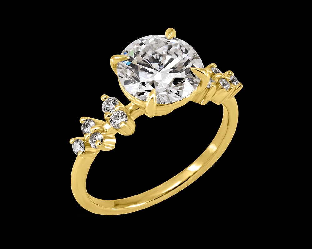 The Willow Floral Ring
