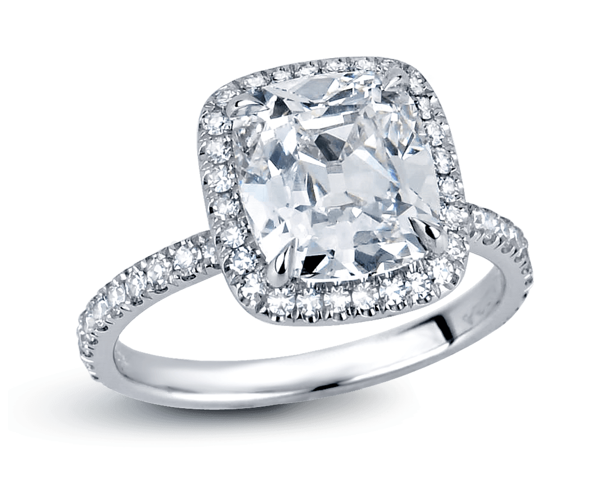 The Emilya with 3ct CAC & Filigree Profile