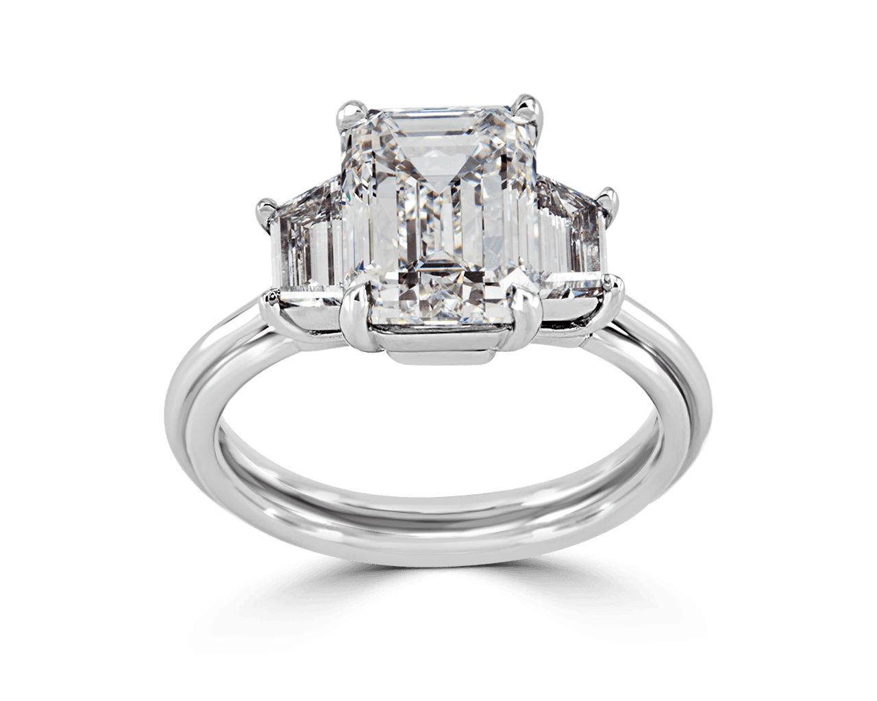 The Vine Trilogy with Emerald Cut & Trapezoids