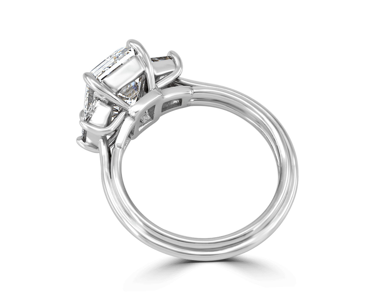 The Vine Trilogy with Emerald Cut & Trapezoids